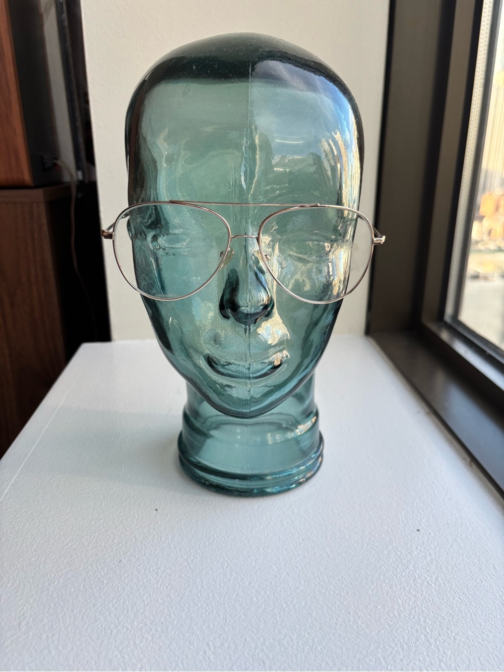 Aviator glasses wire rim